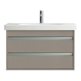 Duravit Waschtischunterschrank Ketho 80x45,5cm, bas. ma, 2 Schubk., wandhängend