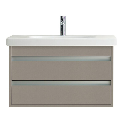 Duravit Waschtischunterschrank Ketho 80x45,5cm, bas. ma, 2 Schubk., wandhängend
