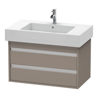 Duravit Waschtischunterschrank Ketho 80x45,5cm, bas. ma, 2 Schubk., wandhängend