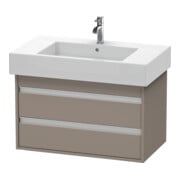 Duravit Waschtischunterschrank Ketho 80x45,5cm, bas. ma, 2 Schubk., wandhängend