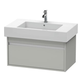 Duravit Waschtischunterschrank Ketho 80x45,5cm, betongr ma, 1 Ausz., wandhängend