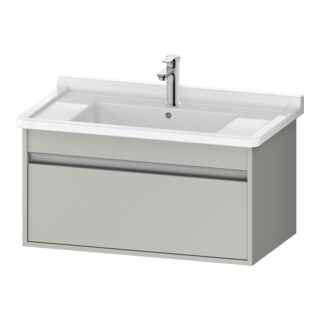 Duravit Waschtischunterschrank Ketho 80x45,5cm, betongr ma, 1 Ausz., wandhängend