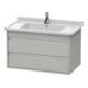 Duravit Waschtischunterschrank Ketho 80x45,5cm, betongr ma, 2 Schubk., wandhängend-1