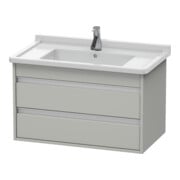 Duravit Waschtischunterschrank Ketho 80x45,5cm, betongr ma, 2 Schubk., wandhängend