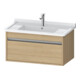 Duravit Waschtischunterschrank Ketho 80x45,5cm, Ei Nat, 1 Auszug, wandhängend-1