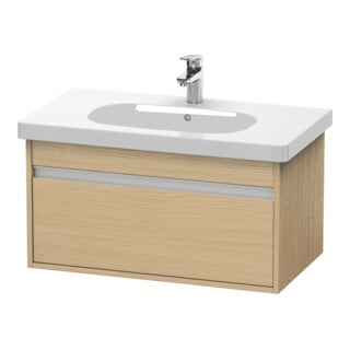 Duravit Waschtischunterschrank Ketho 80x45,5cm, Ei Nat, 1 Auszug, wandhängend