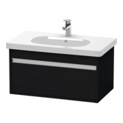 Duravit Waschtischunterschrank Ketho 80x45,5cm, Ei sw, 1 Auszug, wandhängend