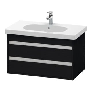 Duravit Waschtischunterschrank Ketho 80x45,5cm, Ei sw, 2 Schubk., wandhängend