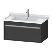 Duravit Waschtischunterschrank Ketho 80x45,5cm, graph ma, 1 Ausz., wandhängend