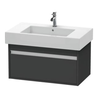 Duravit Waschtischunterschrank Ketho 80x45,5cm, graph ma, 1 Ausz., wandhängend