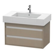 Duravit Waschtischunterschrank Ketho 80x45,5cm, lei, 2 Schubk., wandhängend