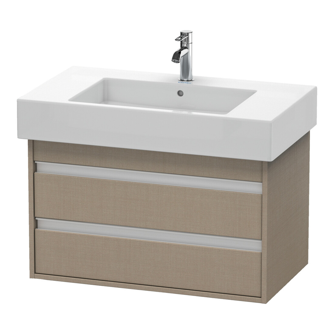Duravit Waschtischunterschrank Ketho 80x45,5cm, lei, 2 Schubk., wandhängend