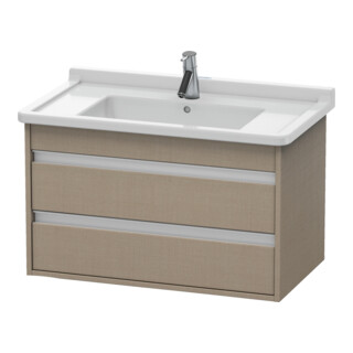 Duravit Waschtischunterschrank Ketho 80x45,5cm, lei, 2 Schubk., wandhängend