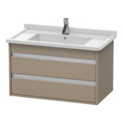 Duravit Waschtischunterschrank Ketho 80x45,5cm, lei, 2 Schubk., wandhängend