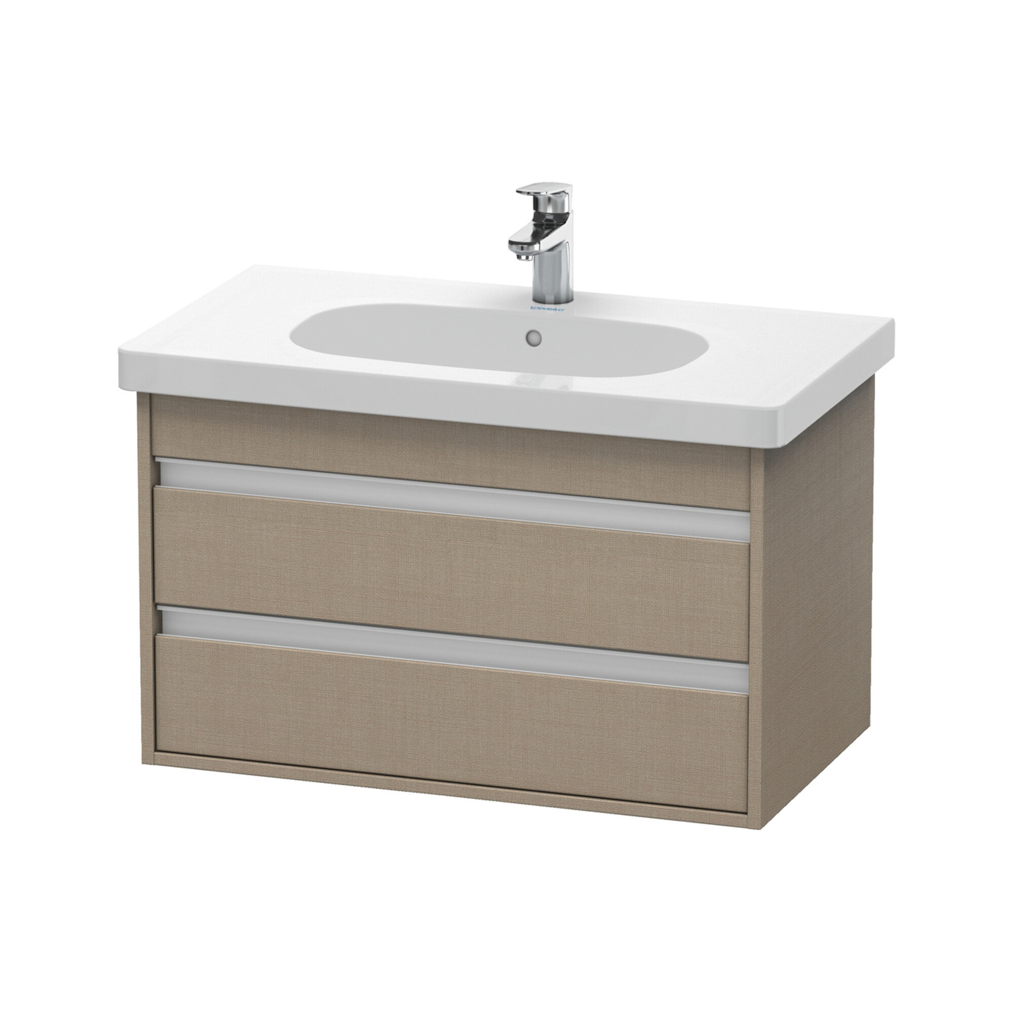 Duravit Waschtischunterschrank Ketho 80x45,5cm, lei, 2 Schubk., wandhängend