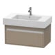 Duravit Waschtischunterschrank Ketho 80x45,5cm, leinen, 1 Auszug, wandhängend-1