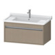 Duravit Waschtischunterschrank Ketho 80x45,5cm, leinen, 1 Auszug, wandhängend-1