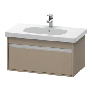 Duravit Waschtischunterschrank Ketho 80x45,5cm, leinen, 1 Auszug, wandhängend