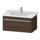 Duravit Waschtischunterschrank Ketho 80x45,5cm, Nussb dkl., 1 Ausz., wandhängend-1