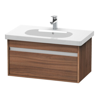 Duravit Waschtischunterschrank Ketho 80x45,5cm, Nussb Nat, 1 Ausz., wandhängend