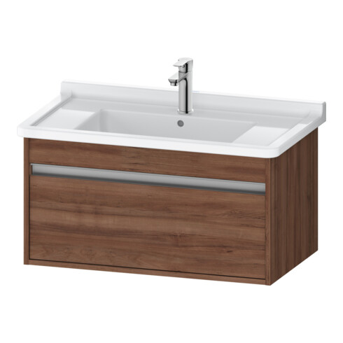 Duravit Waschtischunterschrank Ketho 80x45,5cm, Nussb Nat, 1 Ausz., wandhängend