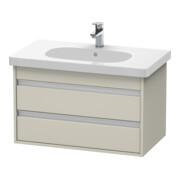Duravit Waschtischunterschrank Ketho 80x45,5cm, Tau, 2 Schubk., wandhängend-1