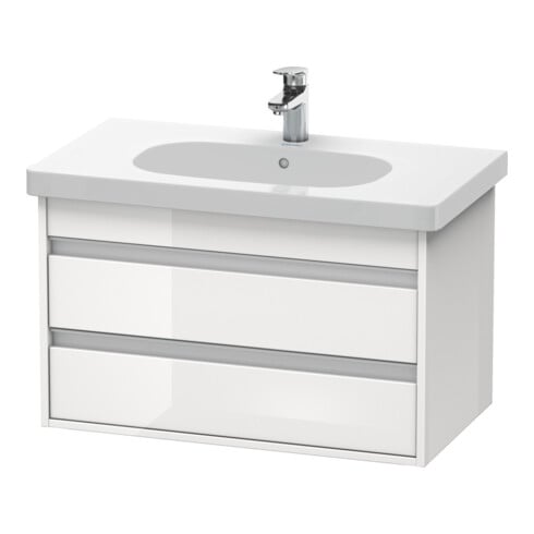 Duravit Waschtischunterschrank Ketho 80x45,5cm, Tau, 2 Schubk., wandhängend