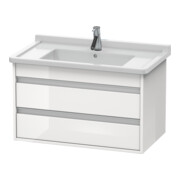 Duravit Waschtischunterschrank Ketho 80x45,5cm, Tau, 2 Schubk., wandhängend-4