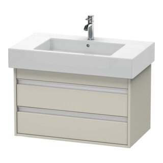 Duravit Waschtischunterschrank Ketho 80x45,5cm, Tau, 2 Schubk., wandhängend