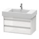 Duravit Waschtischunterschrank Ketho 80x45,5cm, Tau, 2 Schubk., wandhängend