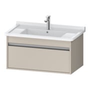 Duravit Waschtischunterschrank Ketho 80x45,5cm, Taupe, 1 Auszug, wandhängend