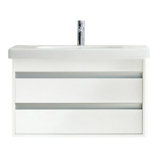 Duravit Waschtischunterschrank Ketho 80x45,5cm, we hgl, 2 Schubk., wandhängend