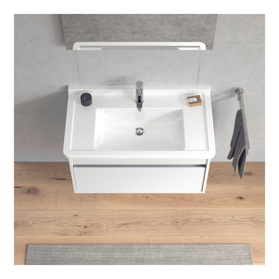 Duravit Waschtischunterschrank Ketho 80x45,5cm, we ma, 1 Auszug, wandhängend