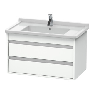 Duravit Waschtischunterschrank Ketho 80x45,5cm, we ma, 2 Schubk., wandhängend