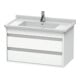 Duravit Waschtischunterschrank Ketho 80x45,5cm, we ma, 2 Schubk., wandhängend-1