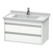 Duravit Waschtischunterschrank Ketho 80x45,5cm, we ma, 2 Schubk., wandhängend