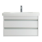 Duravit Waschtischunterschrank Ketho 80x45,5cm, we ma, 2 Schubk., wandhängend