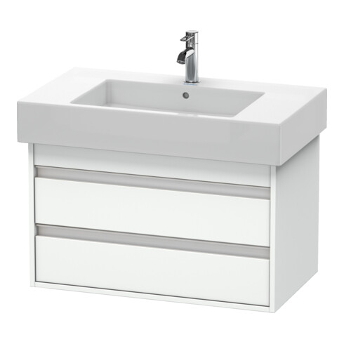 Duravit Waschtischunterschrank Ketho 80x45,5cm, we ma, 2 Schubk., wandhängend