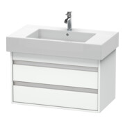 Duravit Waschtischunterschrank Ketho 80x45,5cm, we ma, 2 Schubk., wandhängend