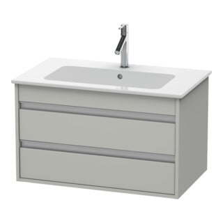 Duravit Waschtischunterschrank Ketho 80x47,5cm, betongr ma, 2 Schubk., wandhängend