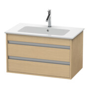 Duravit Waschtischunterschrank Ketho 80x47,5cm, Ei Nat, 2 Schubk., wandhängend