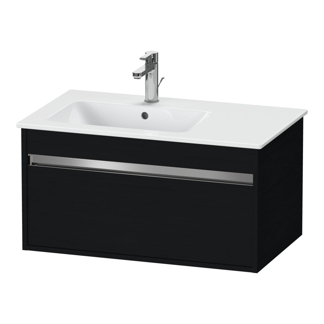 Duravit Waschtischunterschrank Ketho 80x47,5cm, Ei sw, 1 Auszug, wandhängend