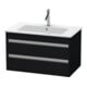 Duravit Waschtischunterschrank Ketho 80x47,5cm, Ei sw, 2 Schubk., wandhängend-1