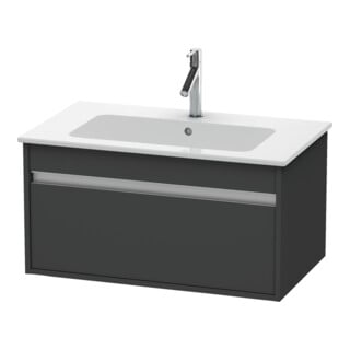 Duravit Waschtischunterschrank Ketho 80x47,5cm, graph ma, 1 Ausz., wandhängend