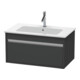 Duravit Waschtischunterschrank Ketho 80x47,5cm, graph ma, 1 Ausz., wandhängend-1