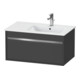 Duravit Waschtischunterschrank Ketho 80x47,5cm, graph ma, 1 Ausz., wandhängend-2