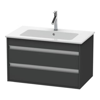 Duravit Waschtischunterschrank Ketho 80x47,5cm, graph ma, 2 Schubk., wandhängend