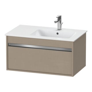 Duravit Waschtischunterschrank Ketho 80x47,5cm, leinen, 1 Auszug, wandhängend