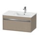 Duravit Waschtischunterschrank Ketho 80x47,5cm, leinen, 1 Auszug, wandhängend-1