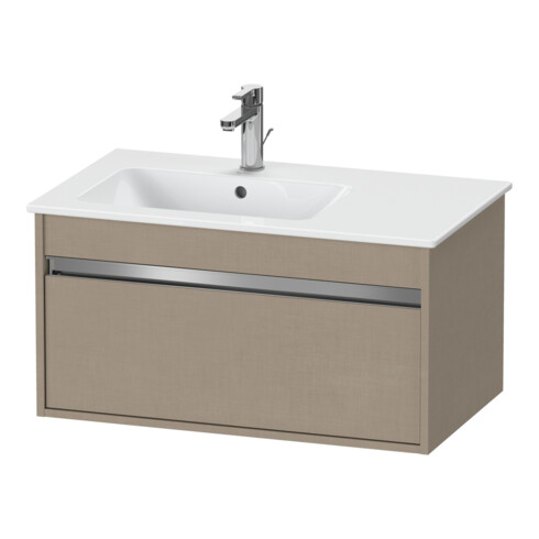 Duravit Waschtischunterschrank Ketho 80x47,5cm, leinen, 1 Auszug, wandhängend